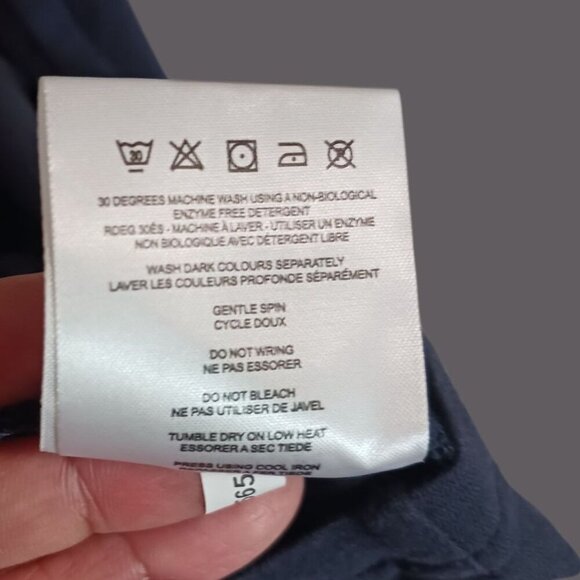 Pringle 1815 Scotland Polo Shirt Embroidered Logo Short Sleeve Navy blue Xlarge - Picture 5 of 14